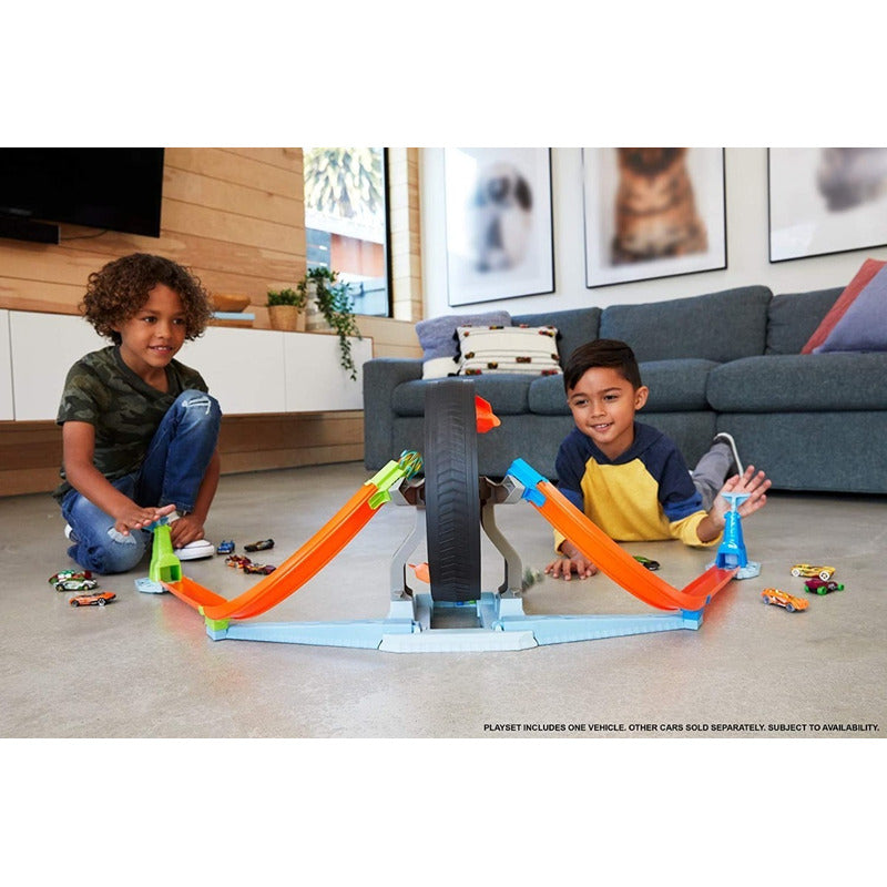 Pista De Autos Hot Wheels Desafio De La Ruleta Incluye Auto