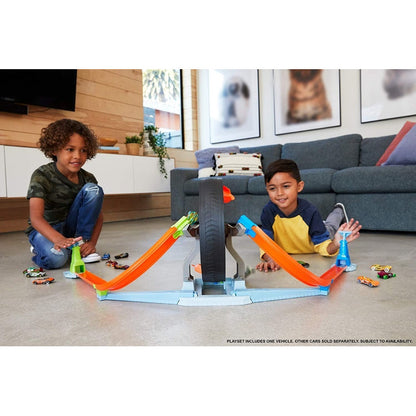 Pista De Autos Hot Wheels Desafio De La Ruleta Incluye Auto