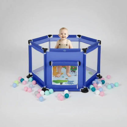 Corral Corralito Juego Bebe Niños Con Mat Alfombra Piscina