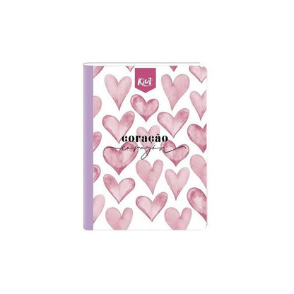 Cuaderno Cosido Kiut Mediano Rayado 100 Hojas + Stickers