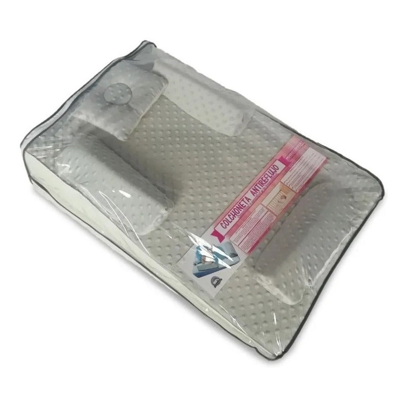 Almohada Colchoneta Colchón Antireflujo Tela Premium