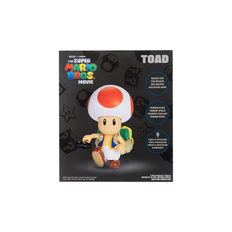 Figura Accion Toad Super Mario Movie Jakks Pacific Nintendo