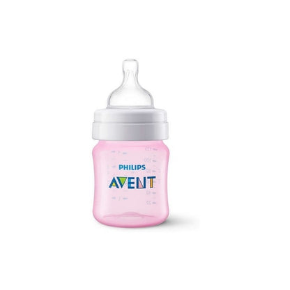 Tetero Avent Biberon 4 Oz 125ml Classic+ X1 0m+ Rosado