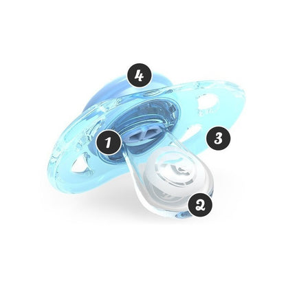 Twistshake Chupos Entretención X2 Unidades Bebe 0-6m Rosa