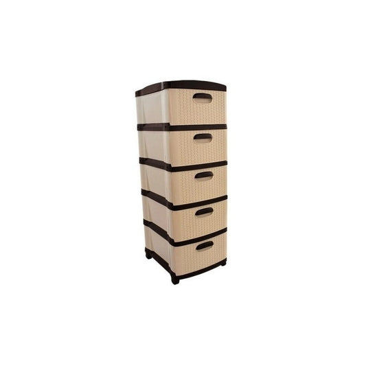 Cajonero Organizador Dubai 5 Gavetas Gavetero Plástico