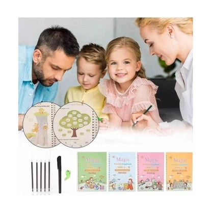Cuadernos Mágicos Reutilizables Aprender Escribir Caligrafía