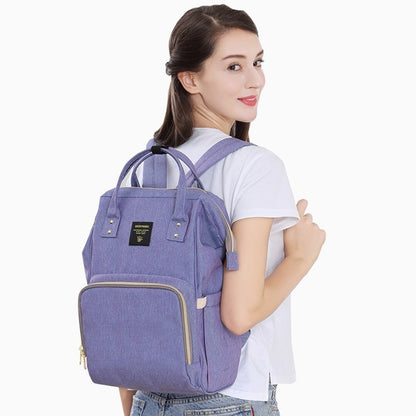 Pañalera Multinfuncional Bebe Mochila Morral Bolso 6 Colores