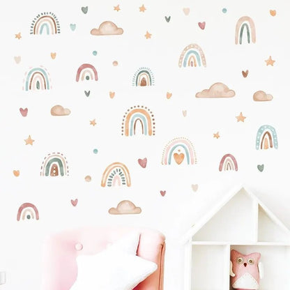 Sticker Vinilos Decorativos Adhesivo Infantil Bebe Arcoiris