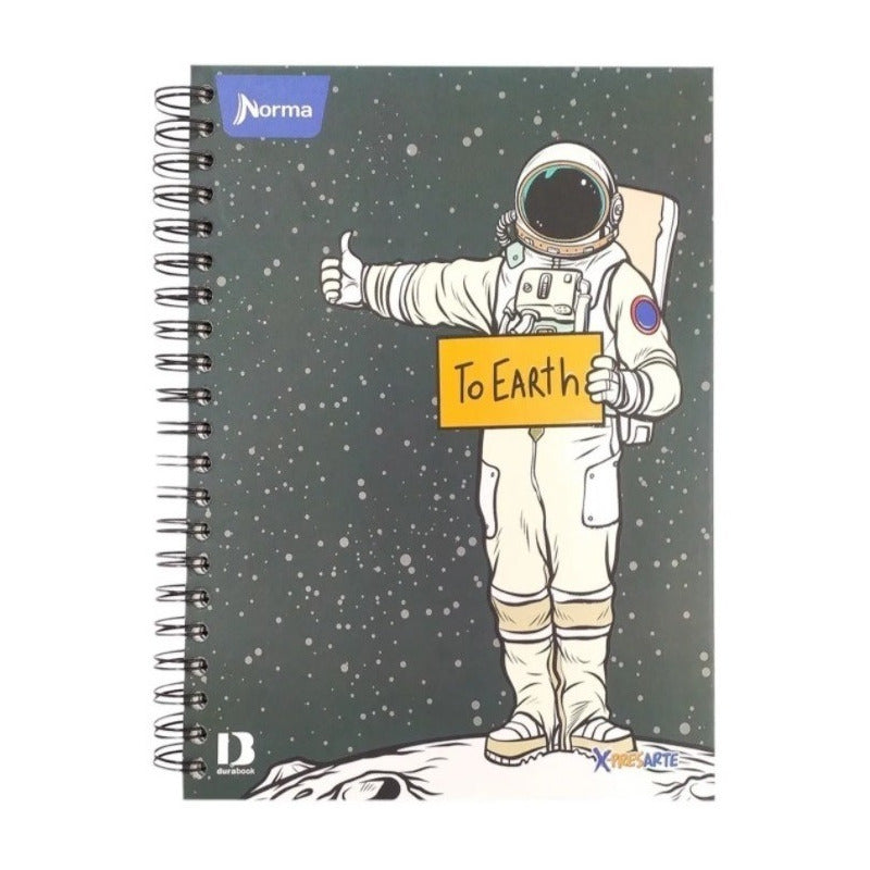 Cuaderno Argollado Cuadriculado Xpresarte 175 Hojas Durabook
