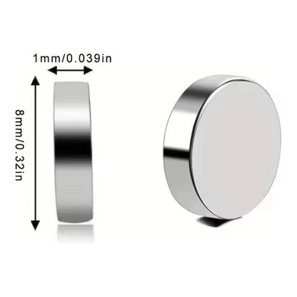 Iman Neodimio 100 Unidades Mini Imanes Potentes 8x1 Mm
