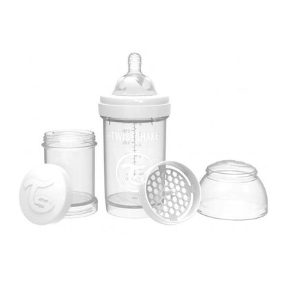 Tetero Biberon Twistshake Anticolicos 6oz 180 Ml Blanco