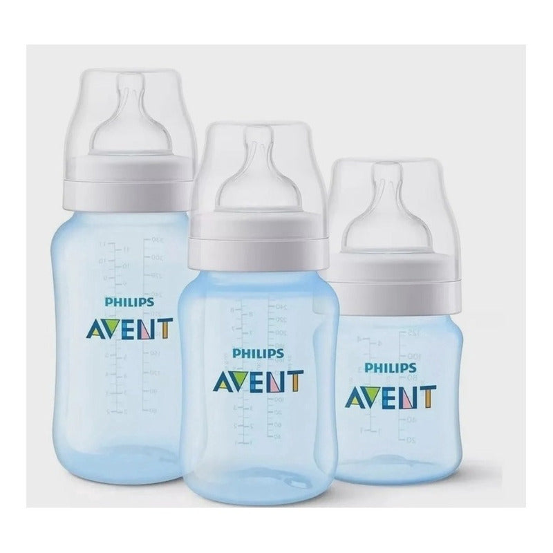 Set Teteros Anticolicos Avent Classic 11oz + 9oz + 4oz