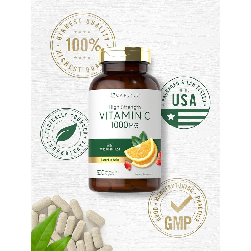 Vitamina C Carlyle 1000 Mg X300