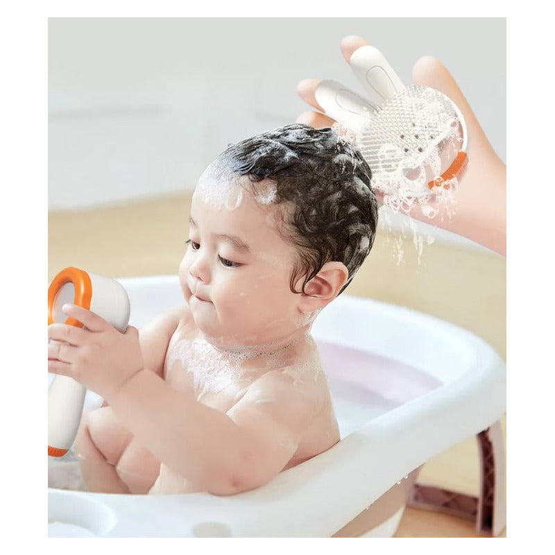 Ducha Duchita Regadera Juguete Submarino Baño Bebe Bañera Naranja