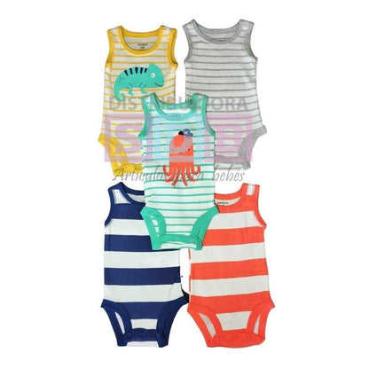 Set 5 Bodys Bodies Carters Bebé Niño Niña Mamelucos