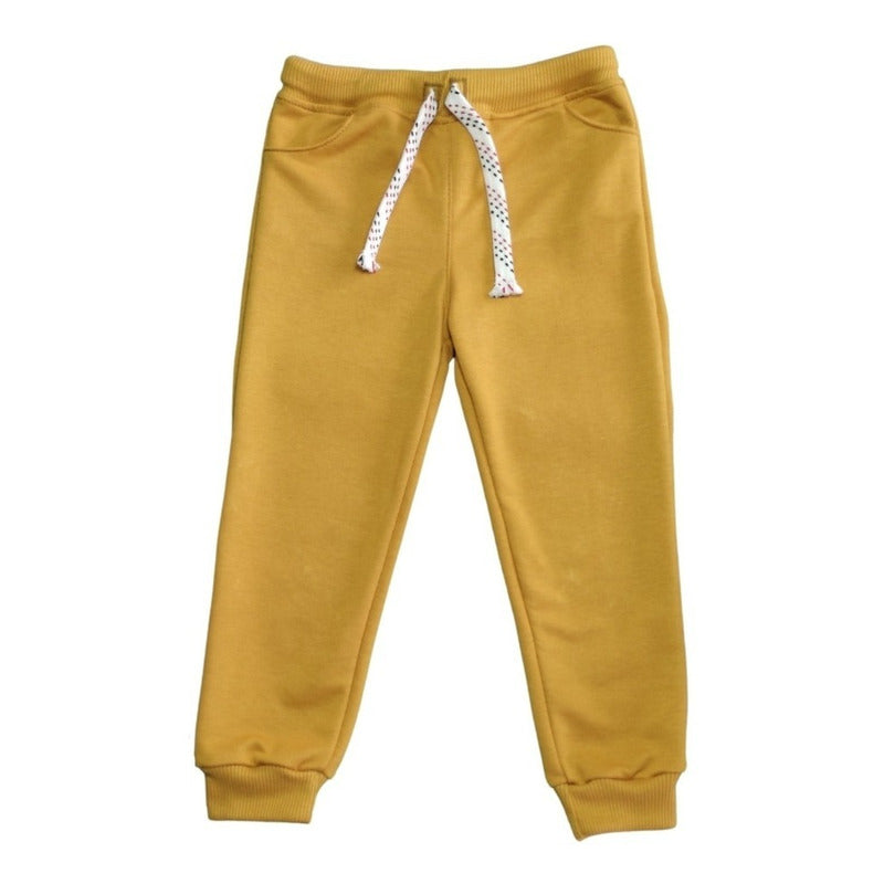 Pantalón Sudadera Tipo Jogger De Talla 2 A 5 Para Niños