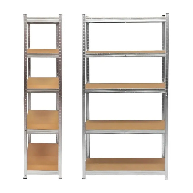 Estante Organizador Metalico Estanteria 5 Niveles Resistente Plateado