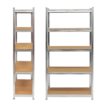Estante Organizador Metalico Estanteria 5 Niveles Resistente Plateado