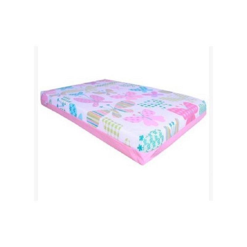 Colchoneta Para Cuna Corral De Bebé Cremallera 60x90 Cm