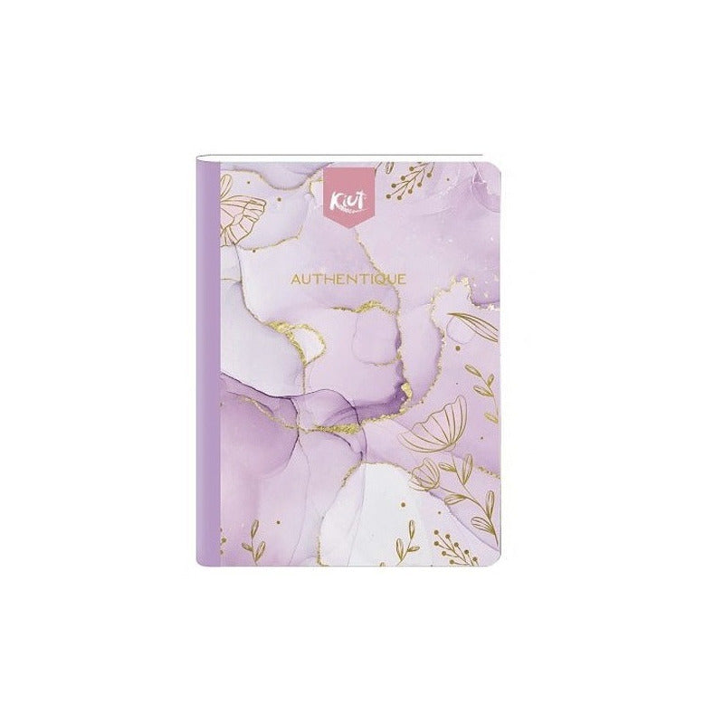 Cuaderno Cosido Kiut Mediano Rayado 100 Hojas + Stickers