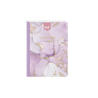 Cuaderno Cosido Kiut Mediano Rayado 100 Hojas + Stickers