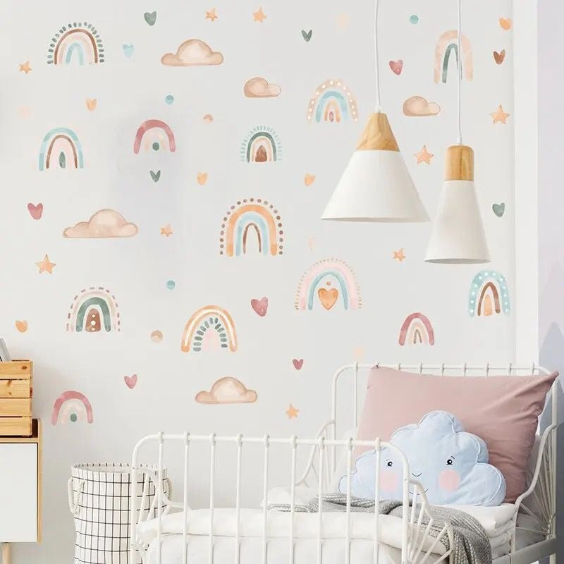 Sticker Vinilos Decorativos Adhesivo Infantil Bebe Arcoiris
