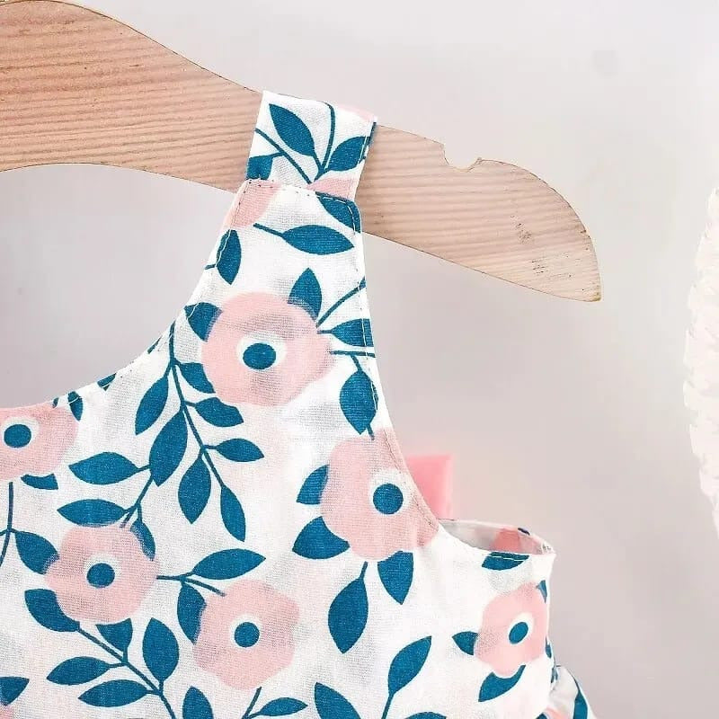 Vestido Para Bebe Niña 2 Piezas Sombrero Entrega Inmediata