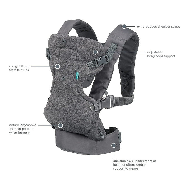 Cargador Infantino 4 En 1 Gris Entrega Inmediata Unisex