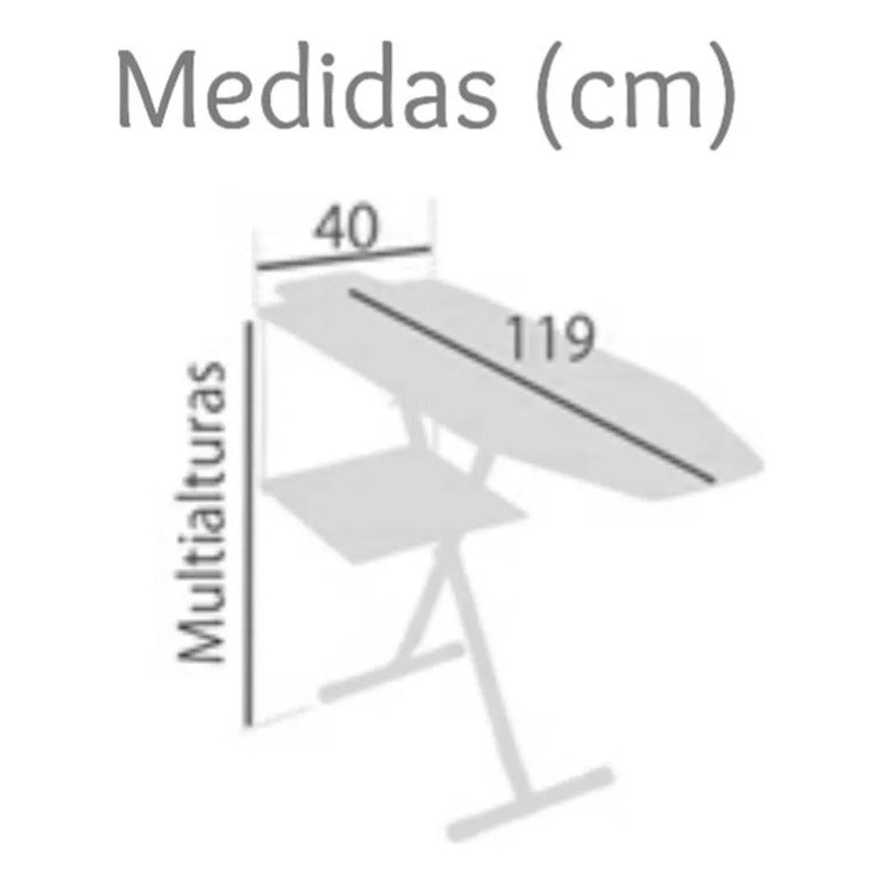 Mesa Planchar De Planchado Lujo Americana Plegable Metálica Rayas Varios