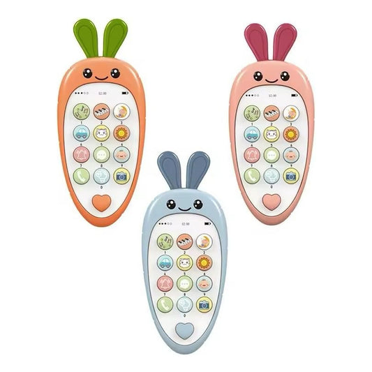 Control Remoto 2 En 1 Para Bebe Musica Luces Sonidos