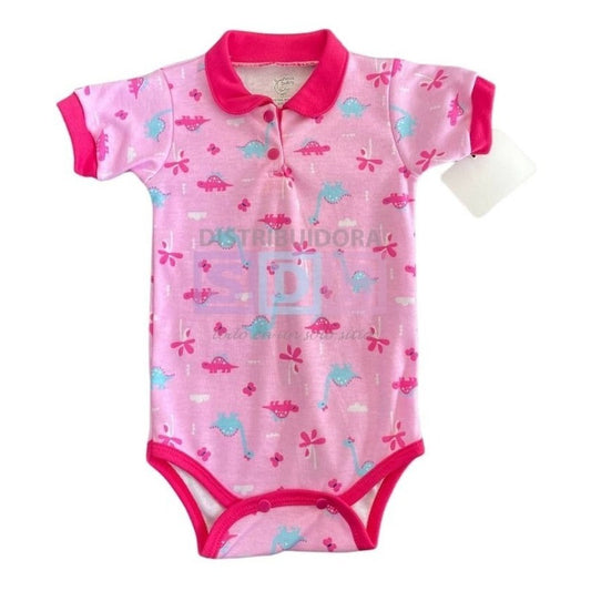 Mameluco Tipo Polo Para Bebé Varios Colores Promo