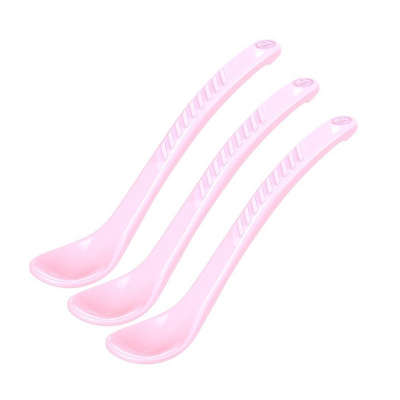Set X3 Cucharas Para Bebe Twistshake Cuchara Rosado