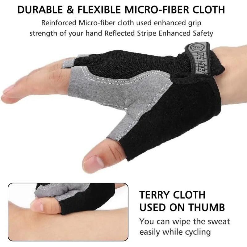 Guantes Gimnasio Bicicleta Antiresvalantes Ejercicio Gym