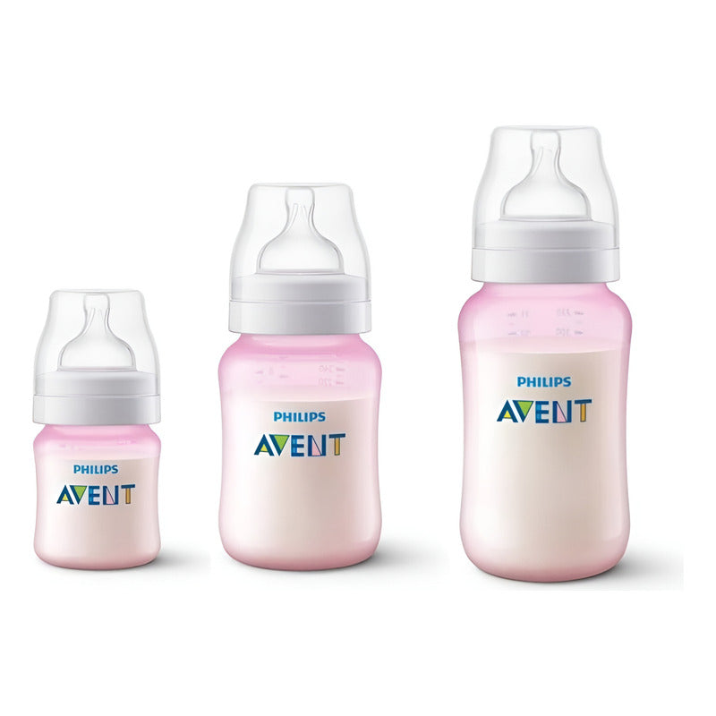 Set Teteros Anticolicos Avent Classic 11oz + 9oz + 4oz