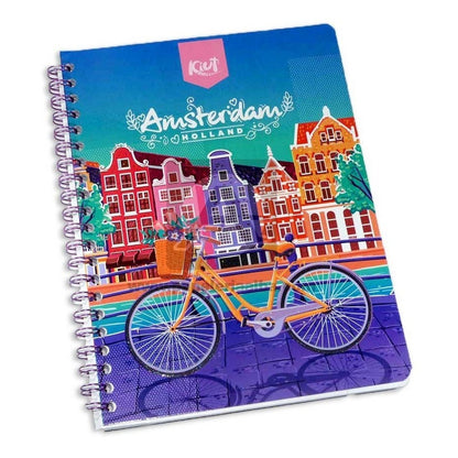 Cuaderno Argollado Cuadriculado Kiut 80 Hojas Durabook Norma