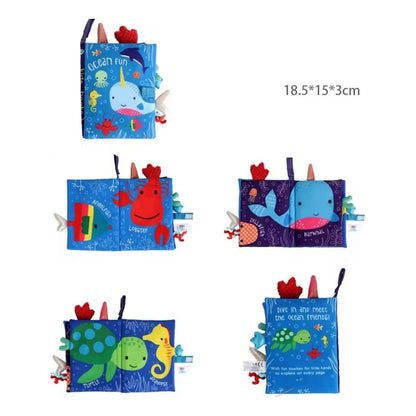 Libro Sensorial Estimulación Temprana Bebe Texturas 18.5 Cm