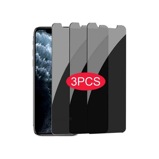 Vidrio Templado Antiespia Para iPhone 12 Pro Max X3 Unid