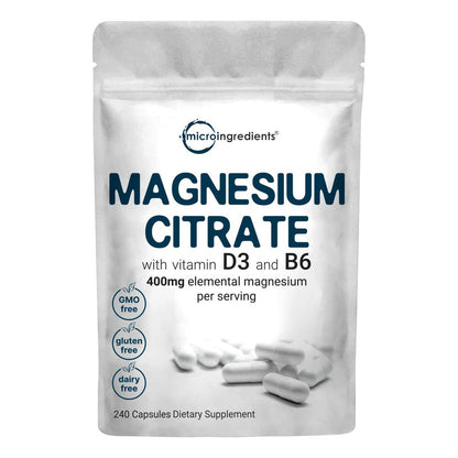 Citrato De Magnesio D3 B6 X240