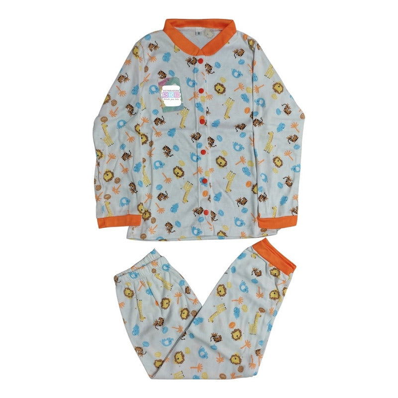 Pijama 2 Piezas Para Bebe Niño Niña Diseños Varios