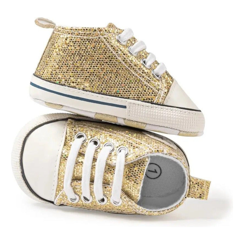Zapatos Tennis Suela Blanda Para Bebes Niñas Y Niños