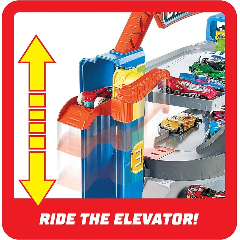 Pista Autos Hot Wheels Garage Extremo Original Mattel