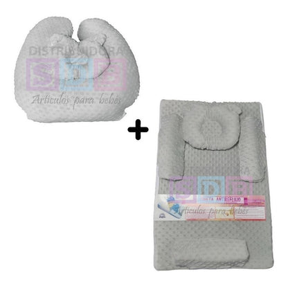 Combo Cojín Lactancia Materna + Colchoneta Antireflujo Bebe