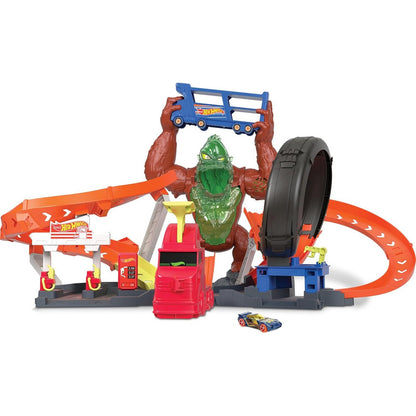 Pista Hot Wheels City Toxic Gorila Slam Ataque De Gorila