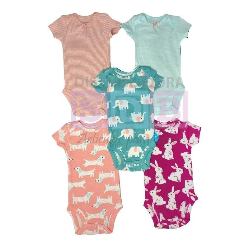 Set 5 Bodys Bodies Carters Bebé Niño Niña Mamelucos