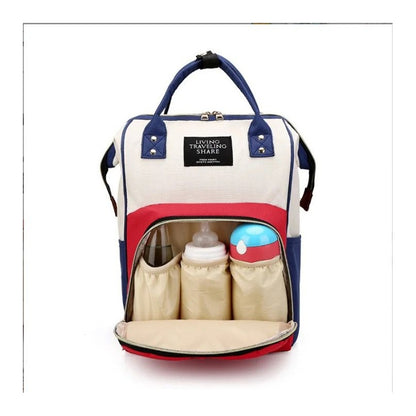 Pañalera Multinfuncional Bebe Mochila Morral Bolso 6 Colores