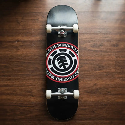 Skateboard Patineta Tabla Completa Pro 7.75 Element Original Blancas