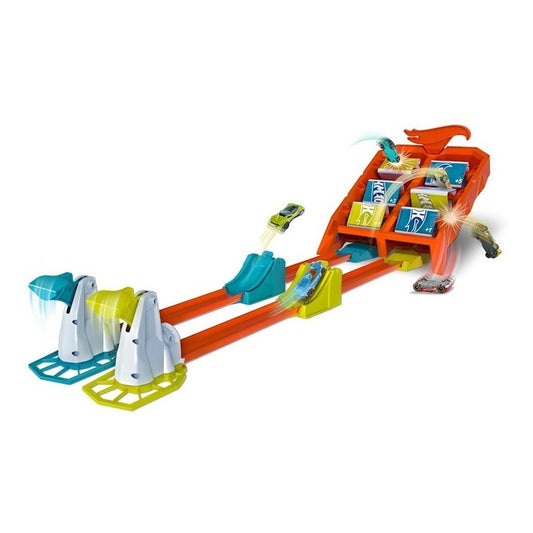 Pista Auto Hot Wheels Reto De Lanzamiento Campeón De Choques