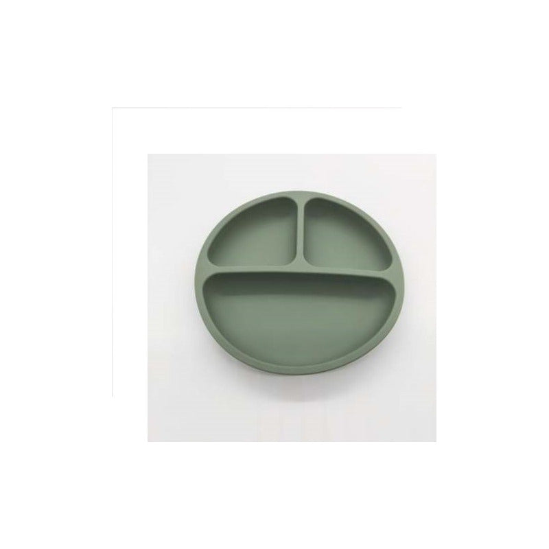 Plato Silicona Bebe Con Divisiones Antideslizante Chupas