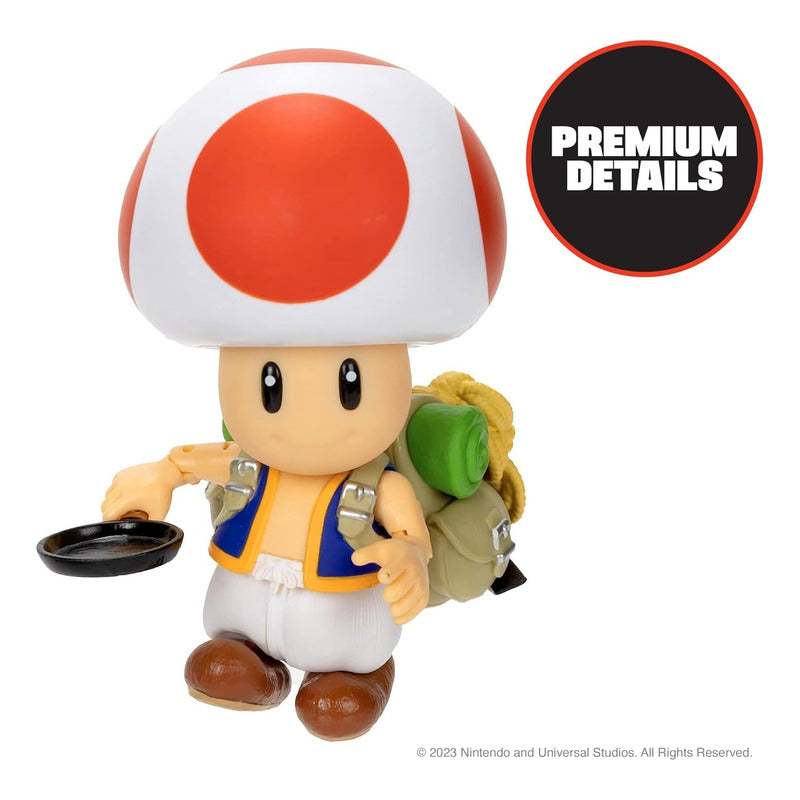 Figura Toad Honguito Supero Mario Bros La Pelicula Original