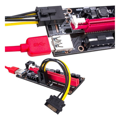 Riser Extensión Tarjeta De Video Minería Pci Express 1x 16x